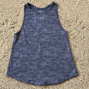 NoBull Lightweight Textured Tank (navy camo)